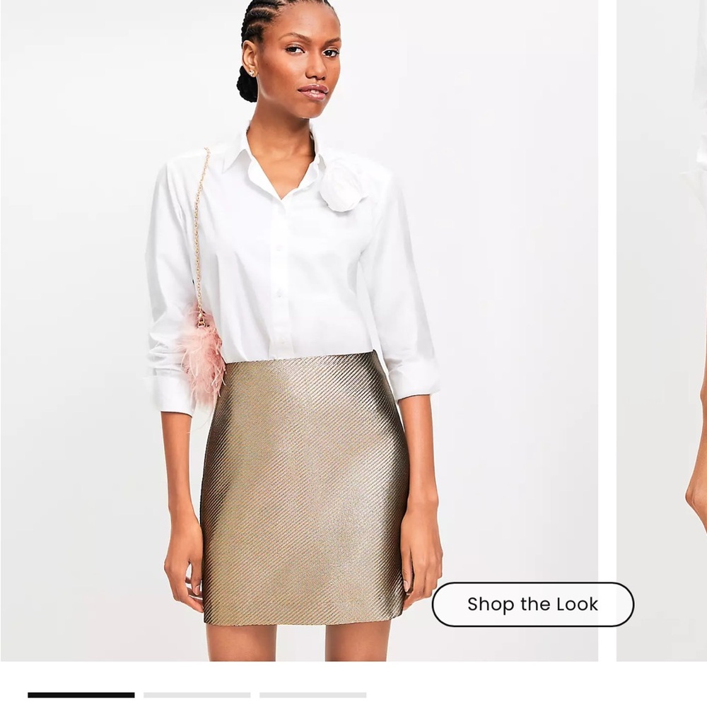 Elegant Gold Skirt